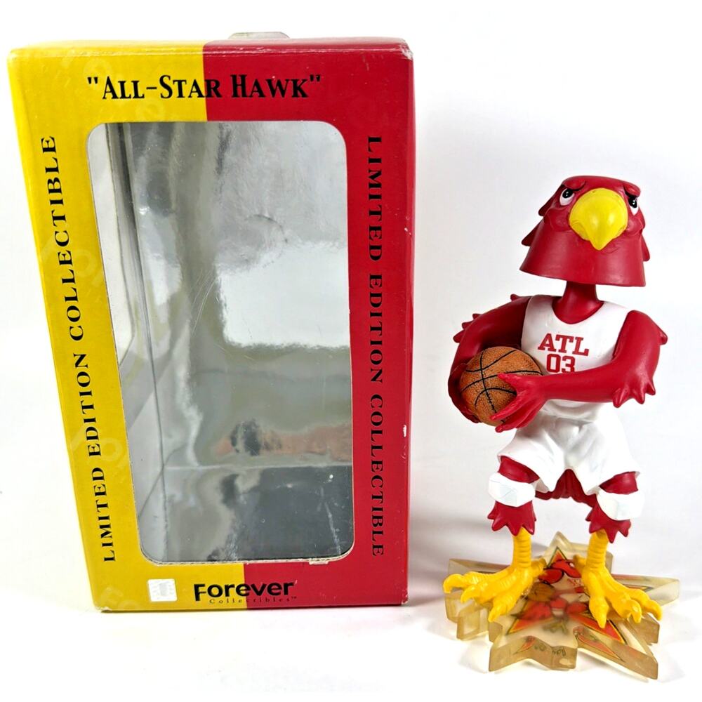 Atlanta Hawks NBA Basketball Mascot Harry Bobblehead - Forever Collectibles